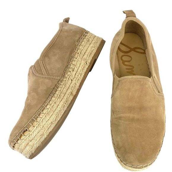 Sam Edelman platform suede espadrilles Carrin -6.5 - Picture 2 of 16